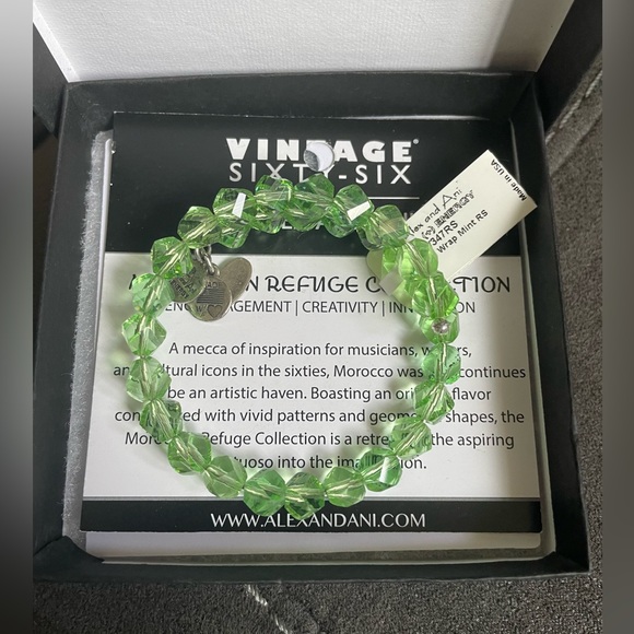 Alex and Ani Jewelry Nwt Alex And Ani Vintage 66 Mint Green Wrap